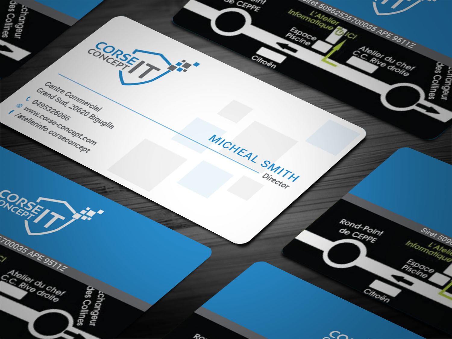 Business Card Design by Tripti Ranjan Gain for Corse Concept | Design #21026952