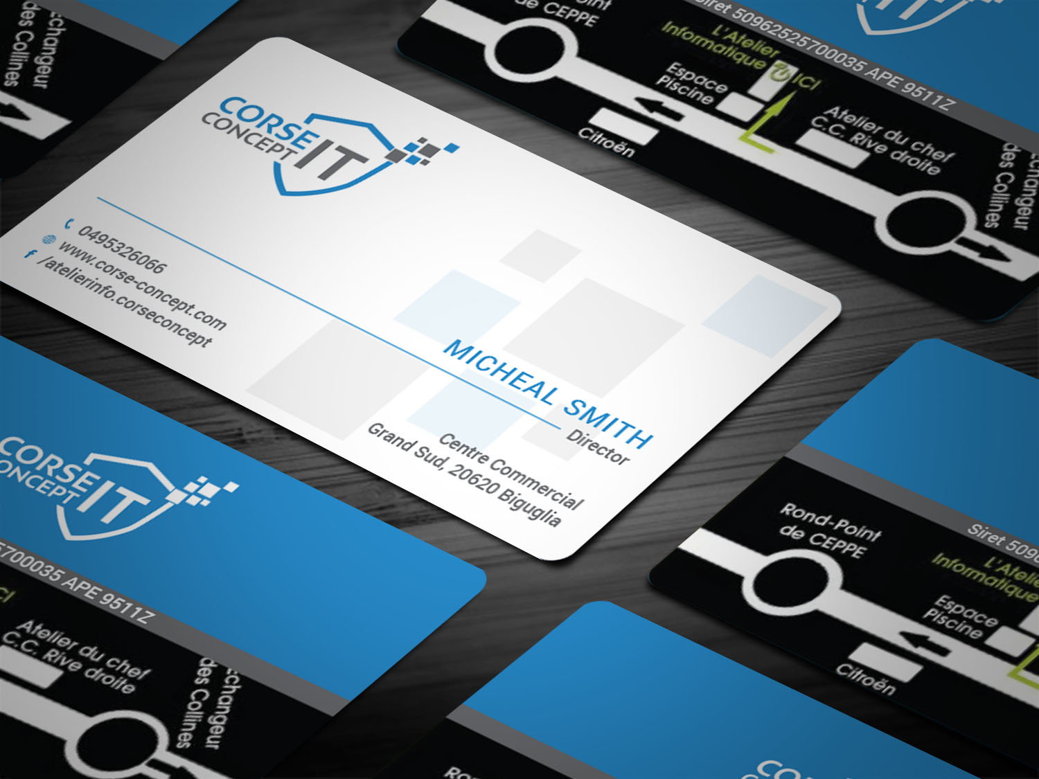 Visitenkarten-Design von Tripti Ranjan Gain für Corse Concept | Design #21026953