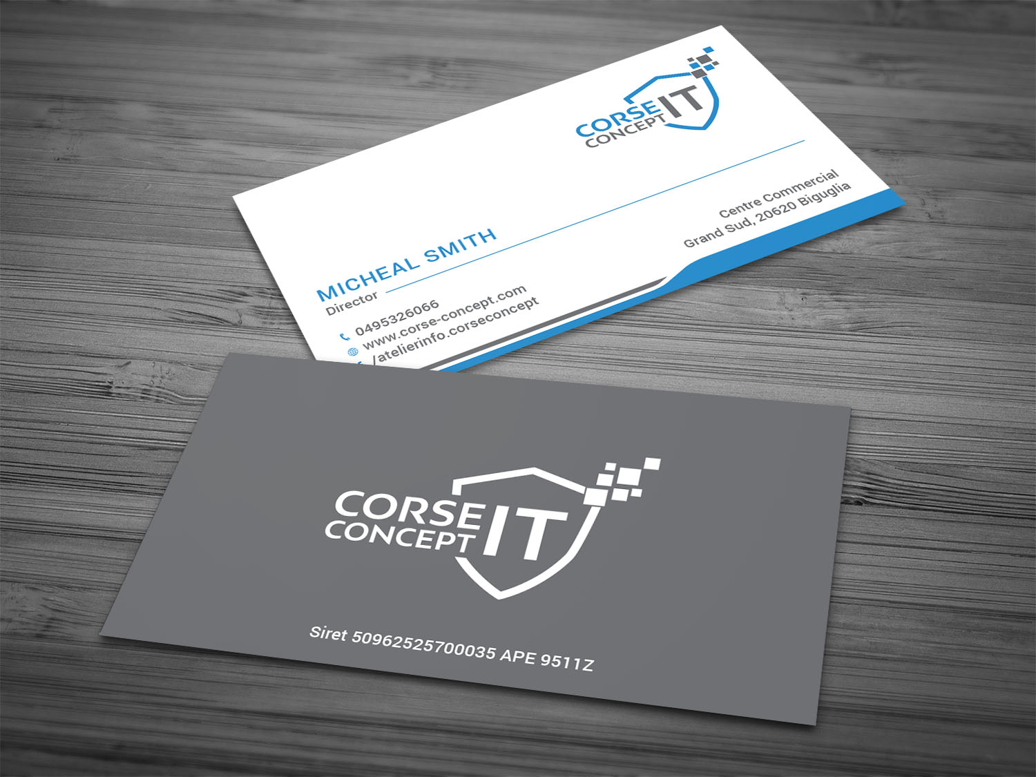 Business Card Design by Tripti Ranjan Gain for Corse Concept | Design #21026962