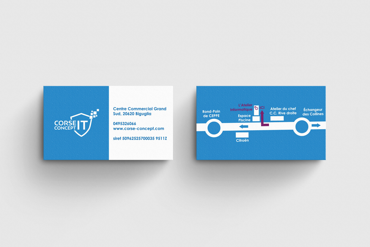Business Card Design by Yooo for Corse Concept | Design #20995884