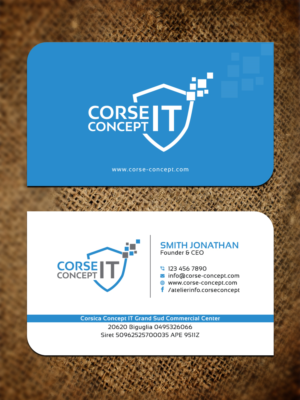 Business Card Design by Bold Pixels for Corse Concept | Design: #21031180