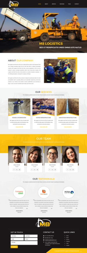 Web Design by pb for this project | Design: #21003305