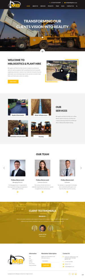 Web Design by pb for this project | Design: #21003312