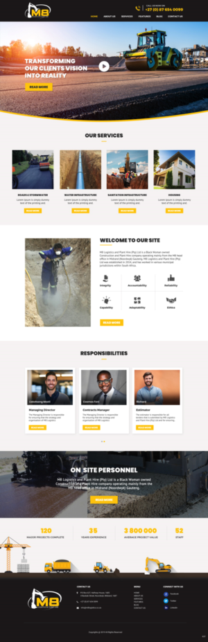 Web Design by pb for this project | Design: #21003326
