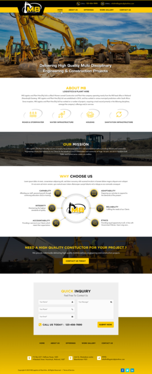 Web Design by Sbss for this project | Design: #21018617