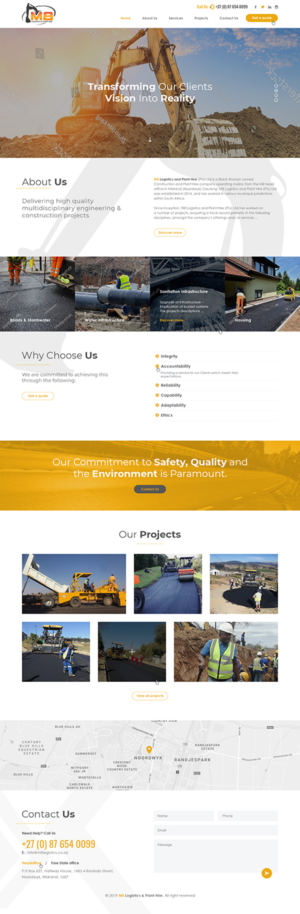 M Website | Web Design par Ved Web Services