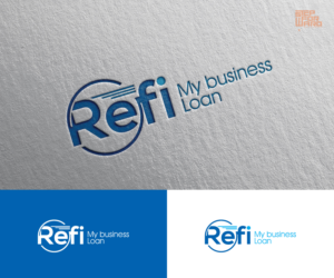 Refi My business Loan | Logo Design by step forward 2