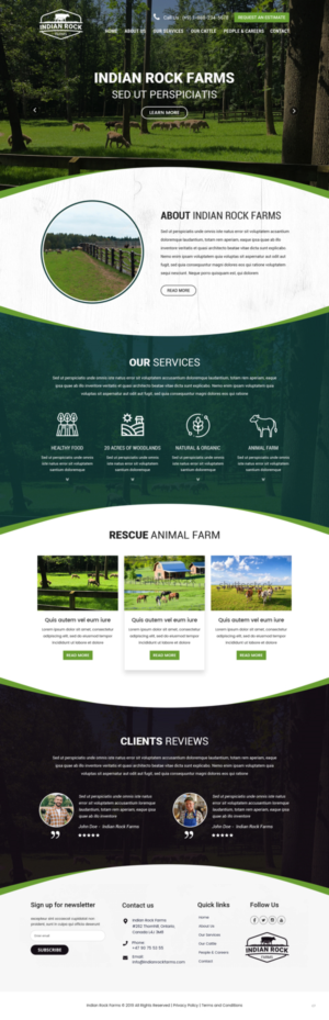 Web Design by pb for Francis Walsh | Design: #21003333