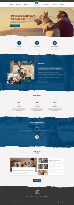 Web Design by AbhishekRoyBunty for Francis Walsh | Design: #21020368