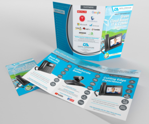 Cloud Phone Service Brochure | Design de Brochure par Cheeky Creative