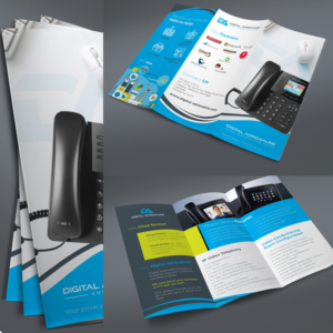 Cloud Phone Service Brochure | Design de Brochure par coo.lt