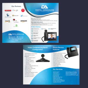 Cloud Phone Service Brochure | Design de Brochure par Maxo-Biz