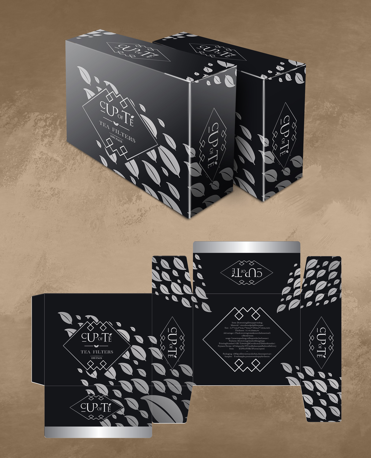 Diseño de Empaque por RGraphic para Cup of Té | Diseño #21062775