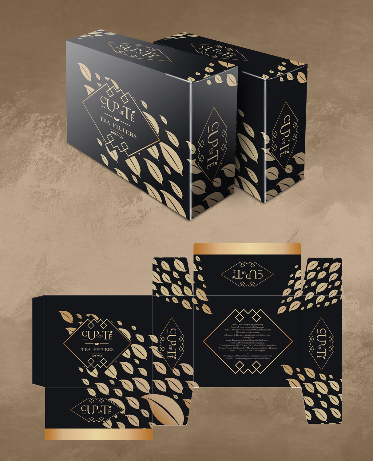 Packaging Design by RGraphic for Cup of Té | Design #21062776