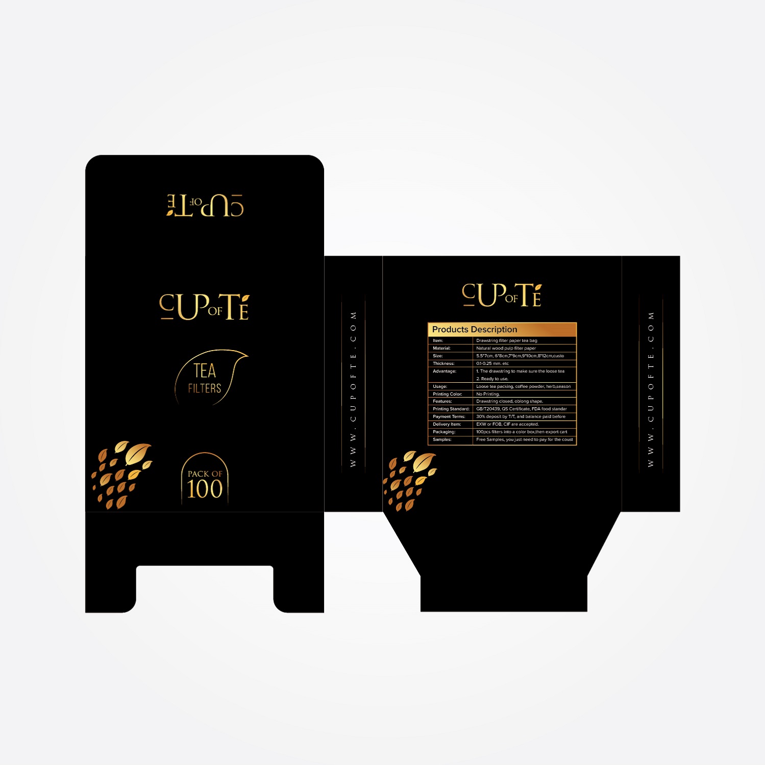 Packaging Design by Maxo-Biz for Cup of Té | Design #21001773