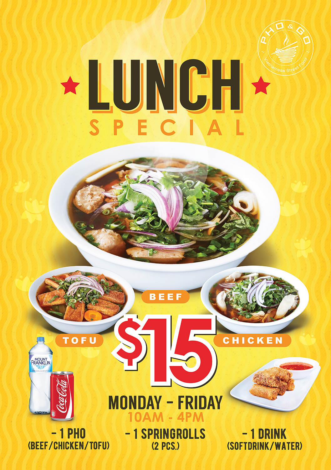 Poster Design by janiceg for Pho and Go Pty Ltd | Design #21019757