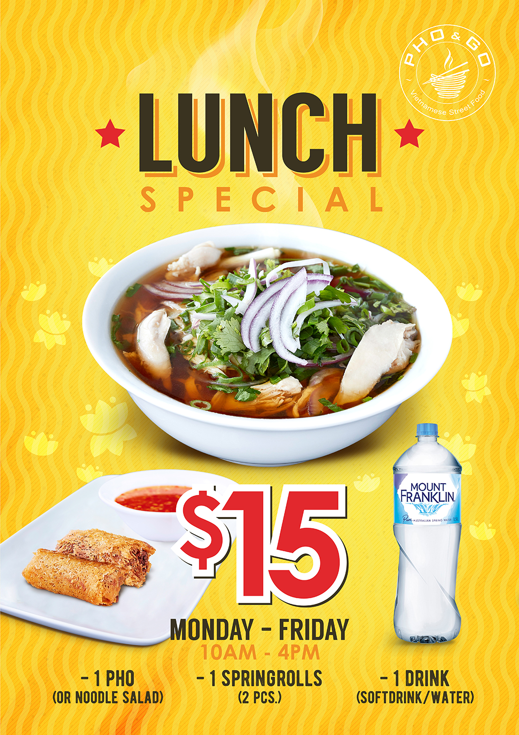 Design de Poster par janiceg pour Pho and Go Pty Ltd | Design #21025705