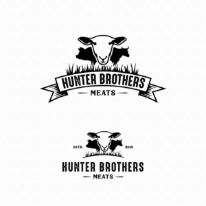 Hunter Brothers Meats | Logo Design by creativedesign
