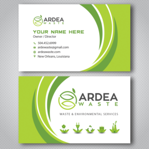 Business Card Design by uk for Ardea Waste | Design: #21001314
