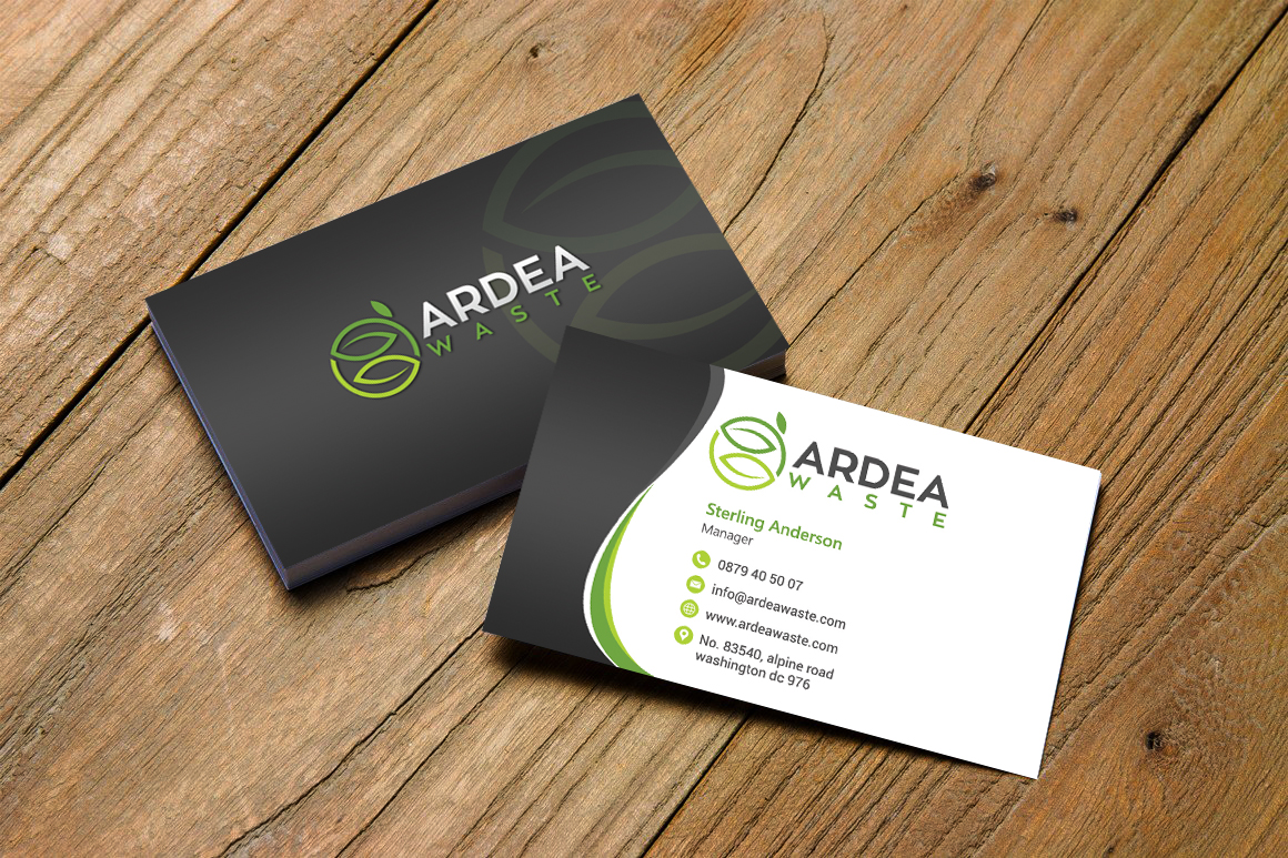Business Card Design by Hardcore Design for Ardea Waste | Design #21008698