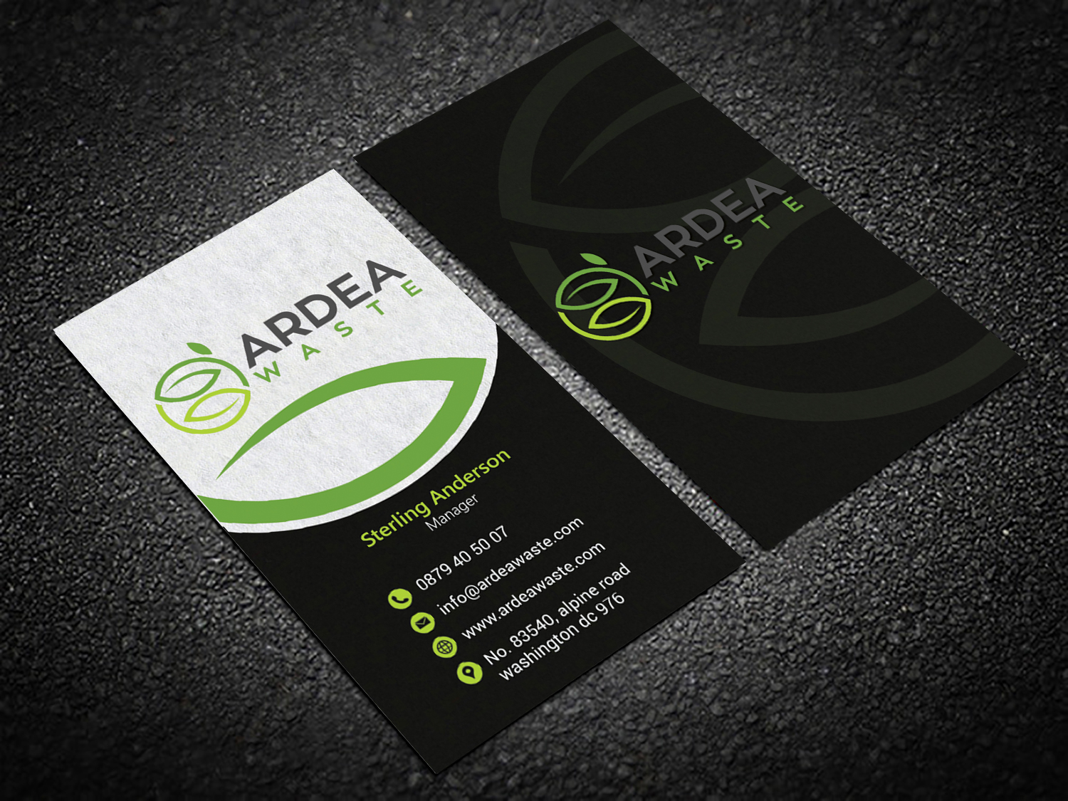 Visitenkarten-Design von Hardcore Design für Ardea Waste | Design #21008937
