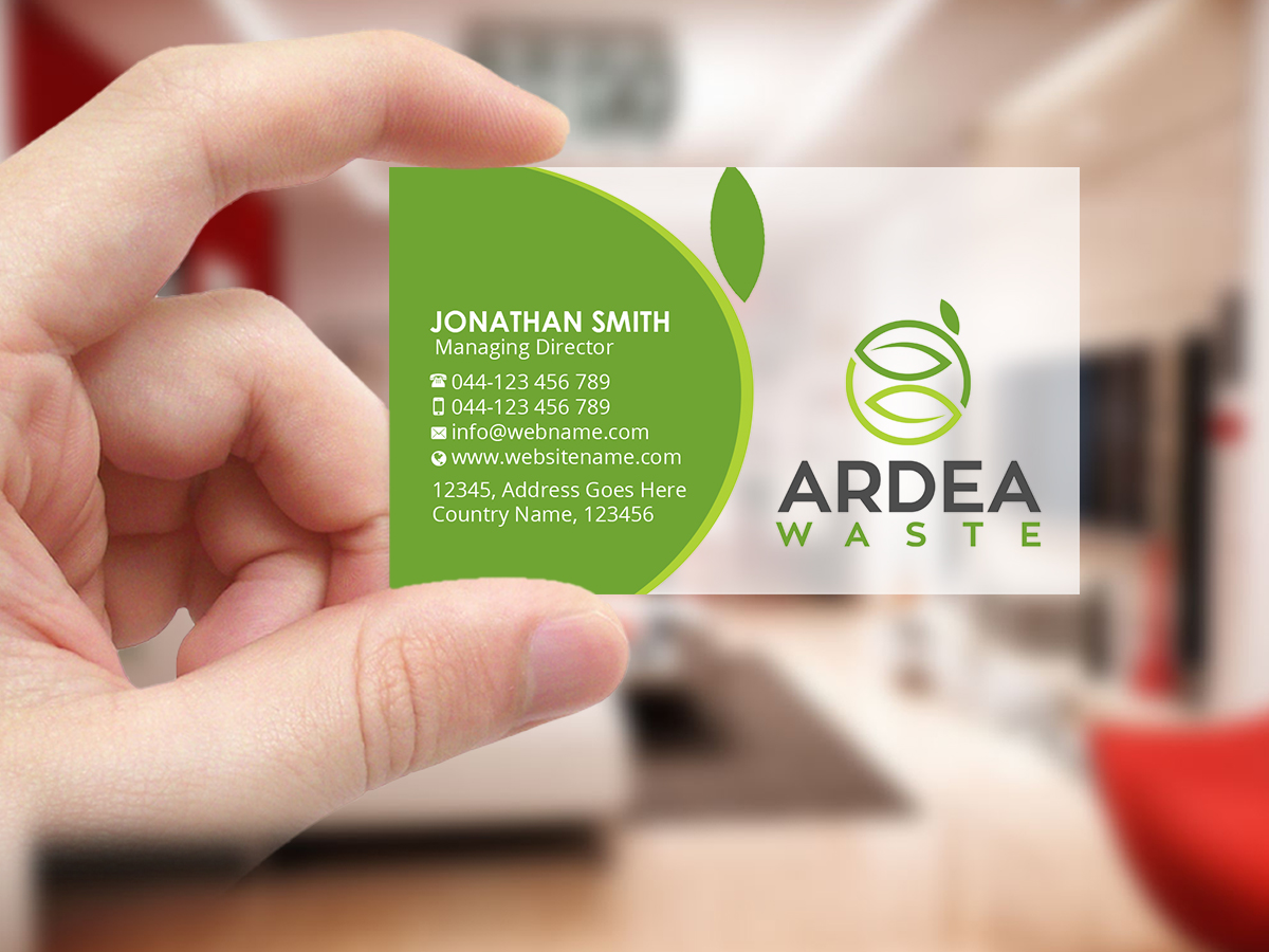 Business Card Design by Creations Box 2015 for Ardea Waste | Design #21007688