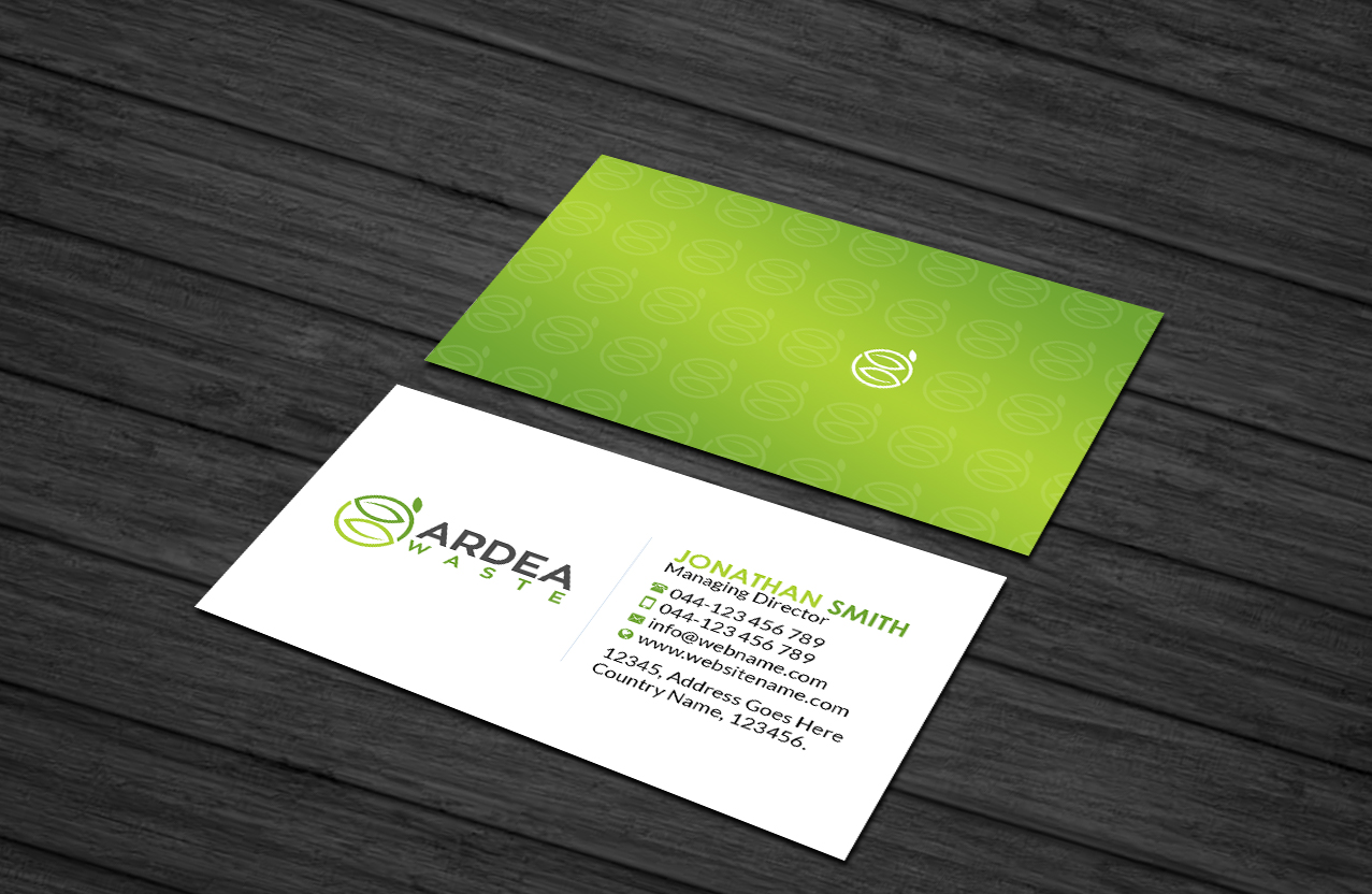 Business Card Design by Creations Box 2015 for Ardea Waste | Design #21007701