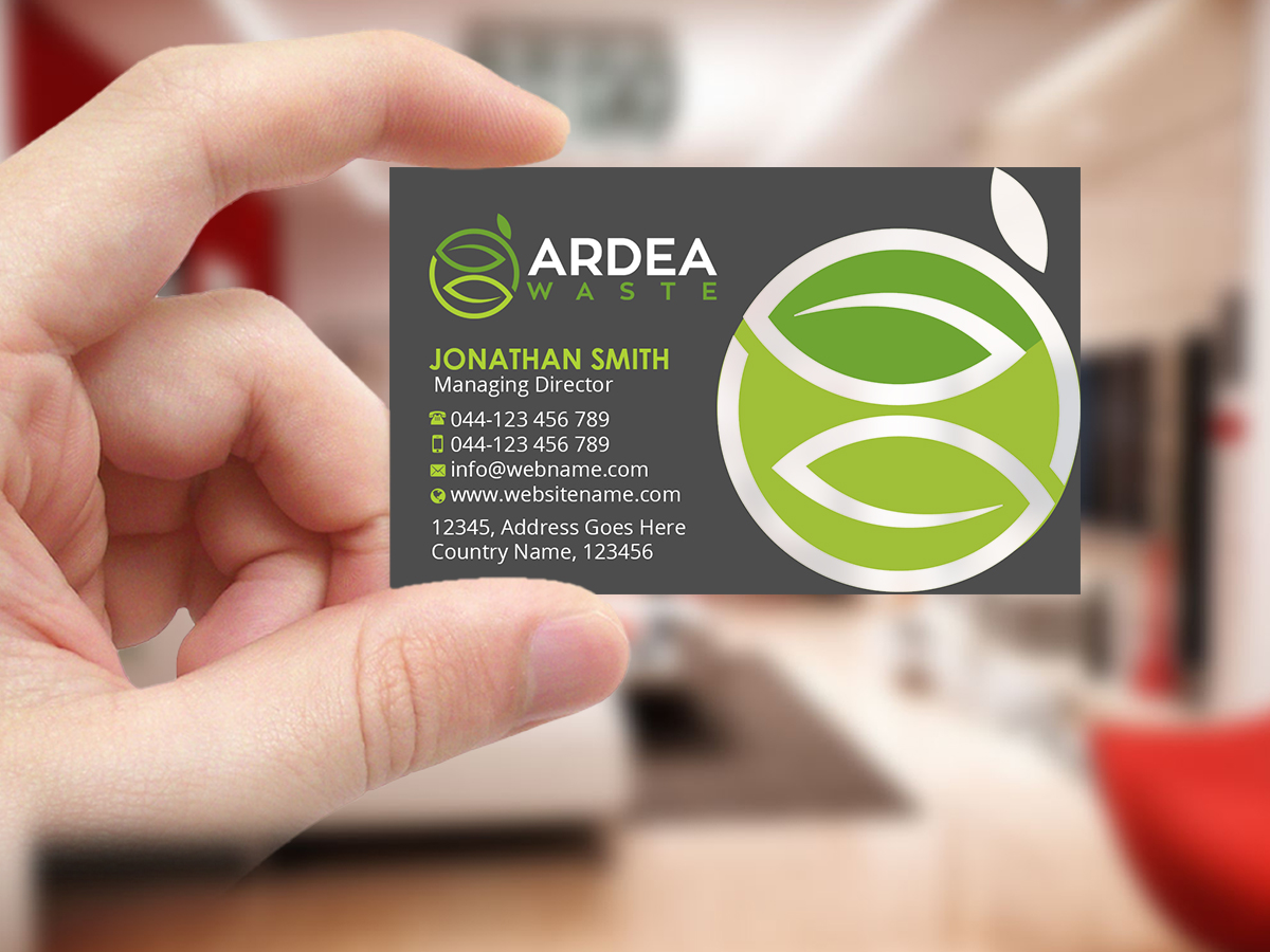 Business Card Design by Creations Box 2015 for Ardea Waste | Design #21007702