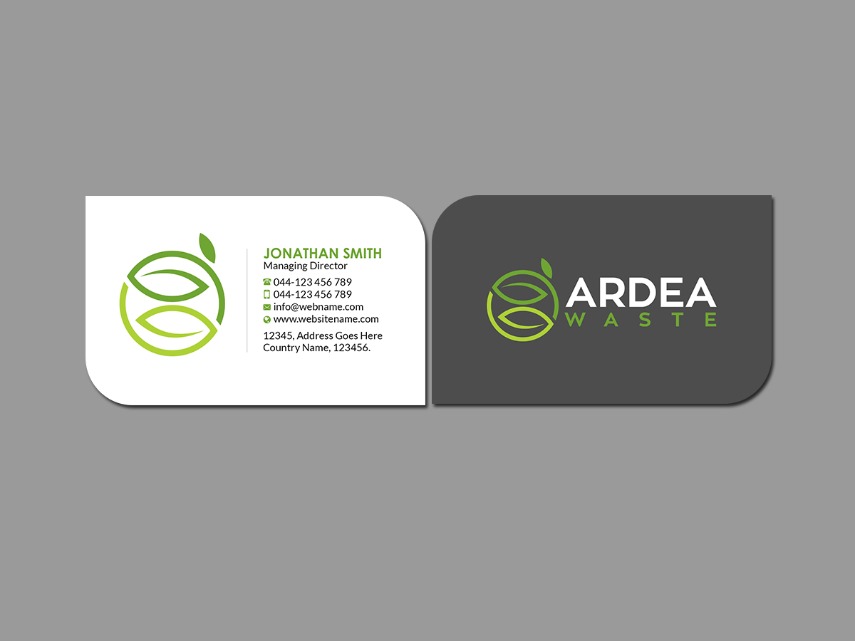 Business Card Design by Creations Box 2015 for Ardea Waste | Design #21007707