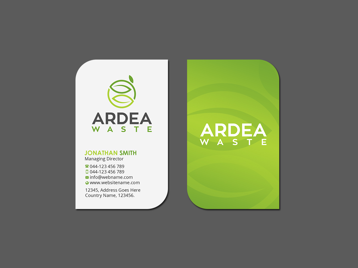 Business Card Design by Creations Box 2015 for Ardea Waste | Design #21007708