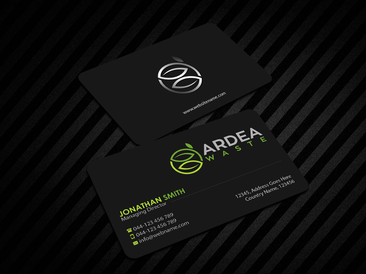 Business Card Design by Creations Box 2015 for Ardea Waste | Design #21007709