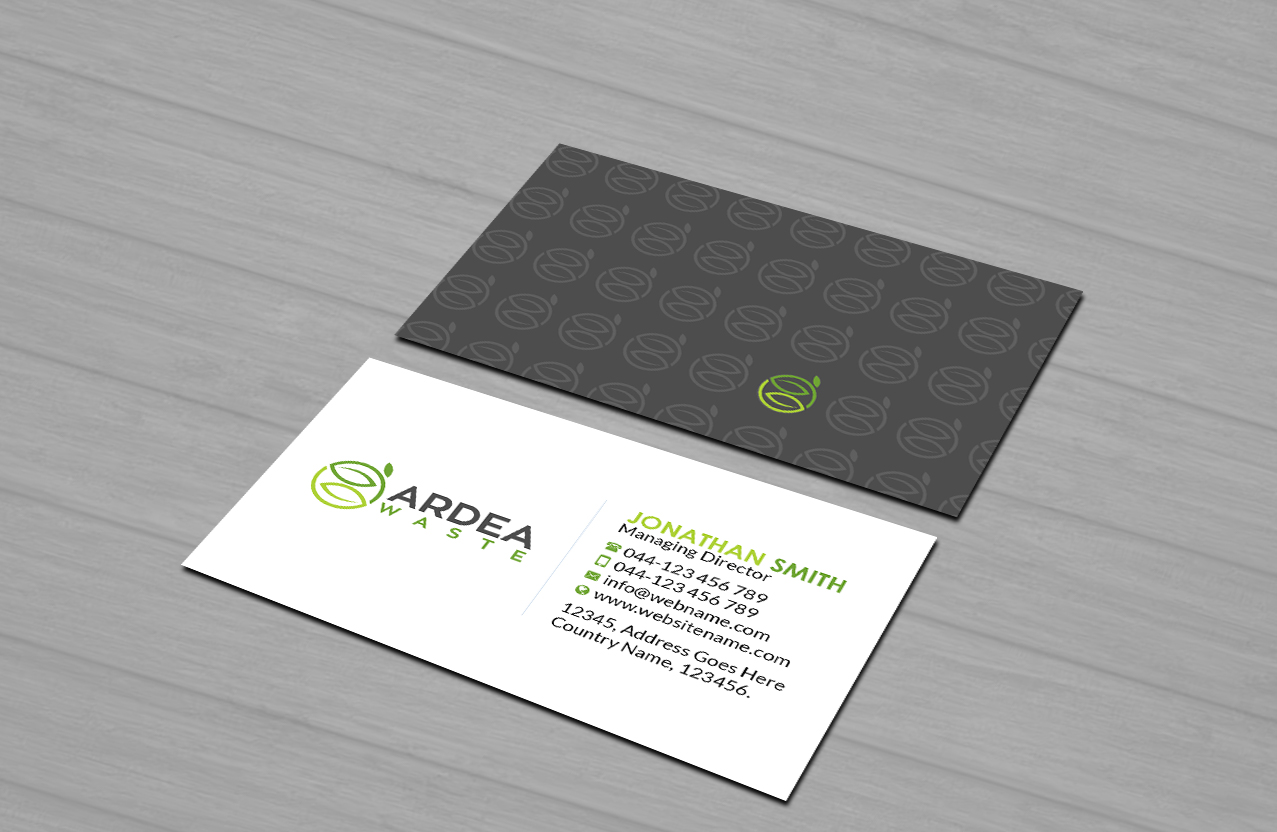 Business Card Design by Creations Box 2015 for Ardea Waste | Design #21007711