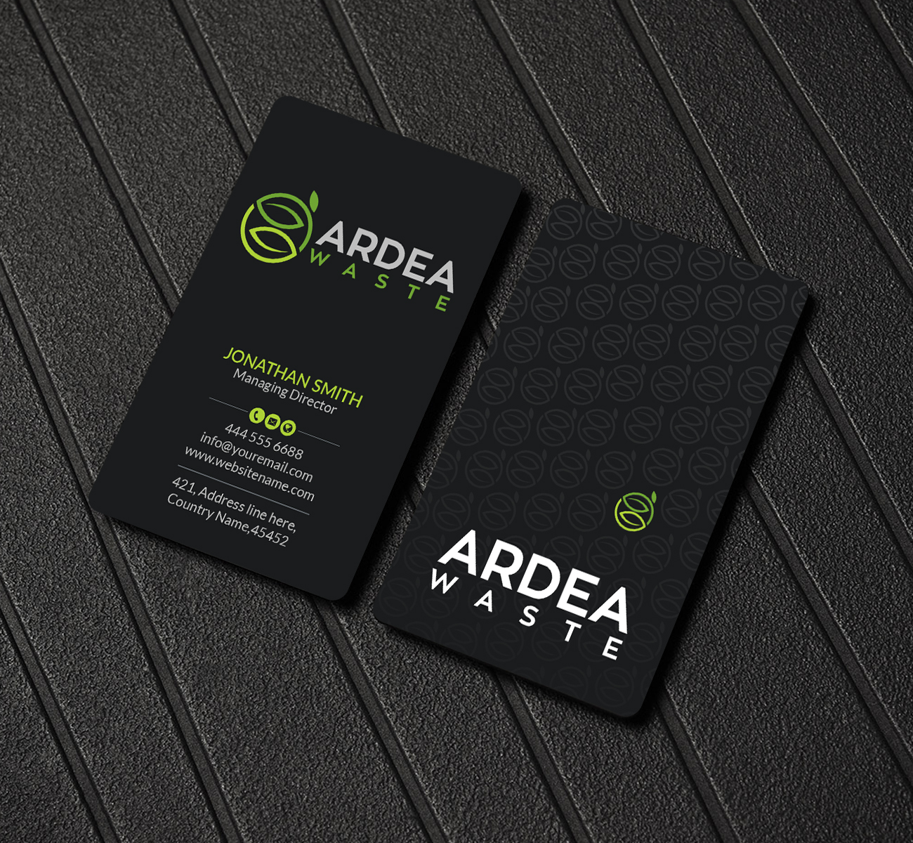 Business Card Design by Creations Box 2015 for Ardea Waste | Design #21007935