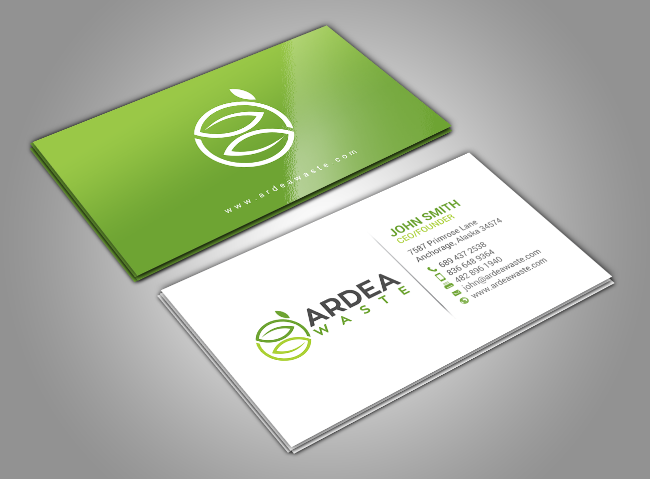 Business Card Design by chandrayaan.creative for Ardea Waste | Design #21008929