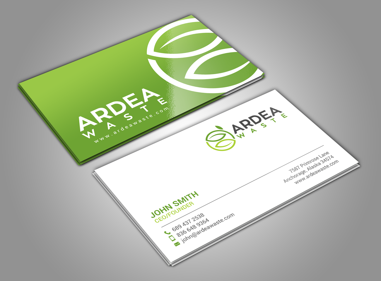 Business Card Design by chandrayaan.creative for Ardea Waste | Design #21008931