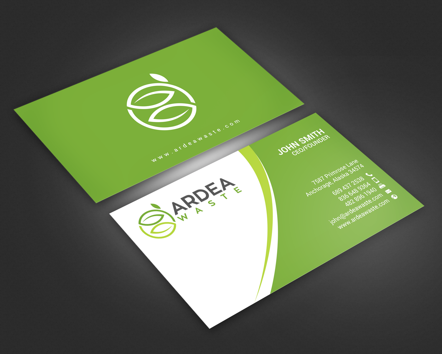 Business Card Design by chandrayaan.creative for Ardea Waste | Design #21011162