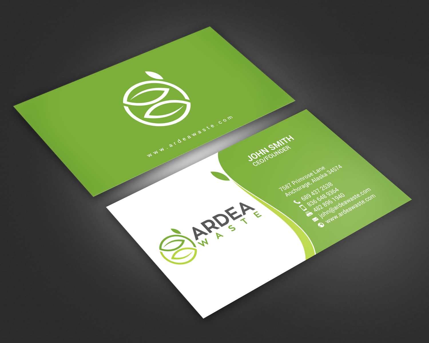 Business Card Design by chandrayaan.creative for Ardea Waste | Design #21011163