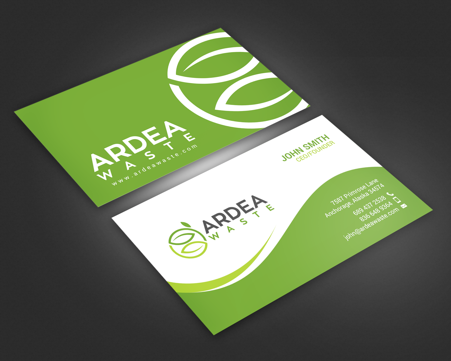 Business Card Design by chandrayaan.creative for Ardea Waste | Design #21011166