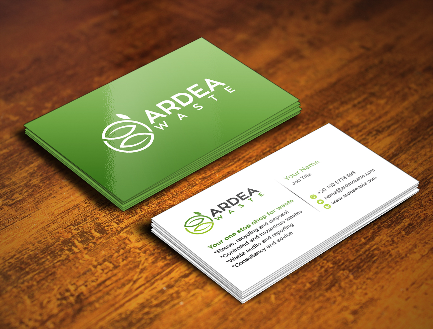 Business Card Design by illusion_adv for Ardea Waste | Design: #21128573
