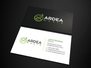 Business Card Design by Tripti Ranjan Gain for Ardea Waste | Design: #21002543