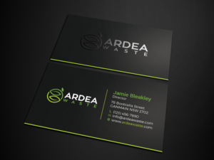 Business Card Design by Tripti Ranjan Gain for Ardea Waste | Design: #21002544