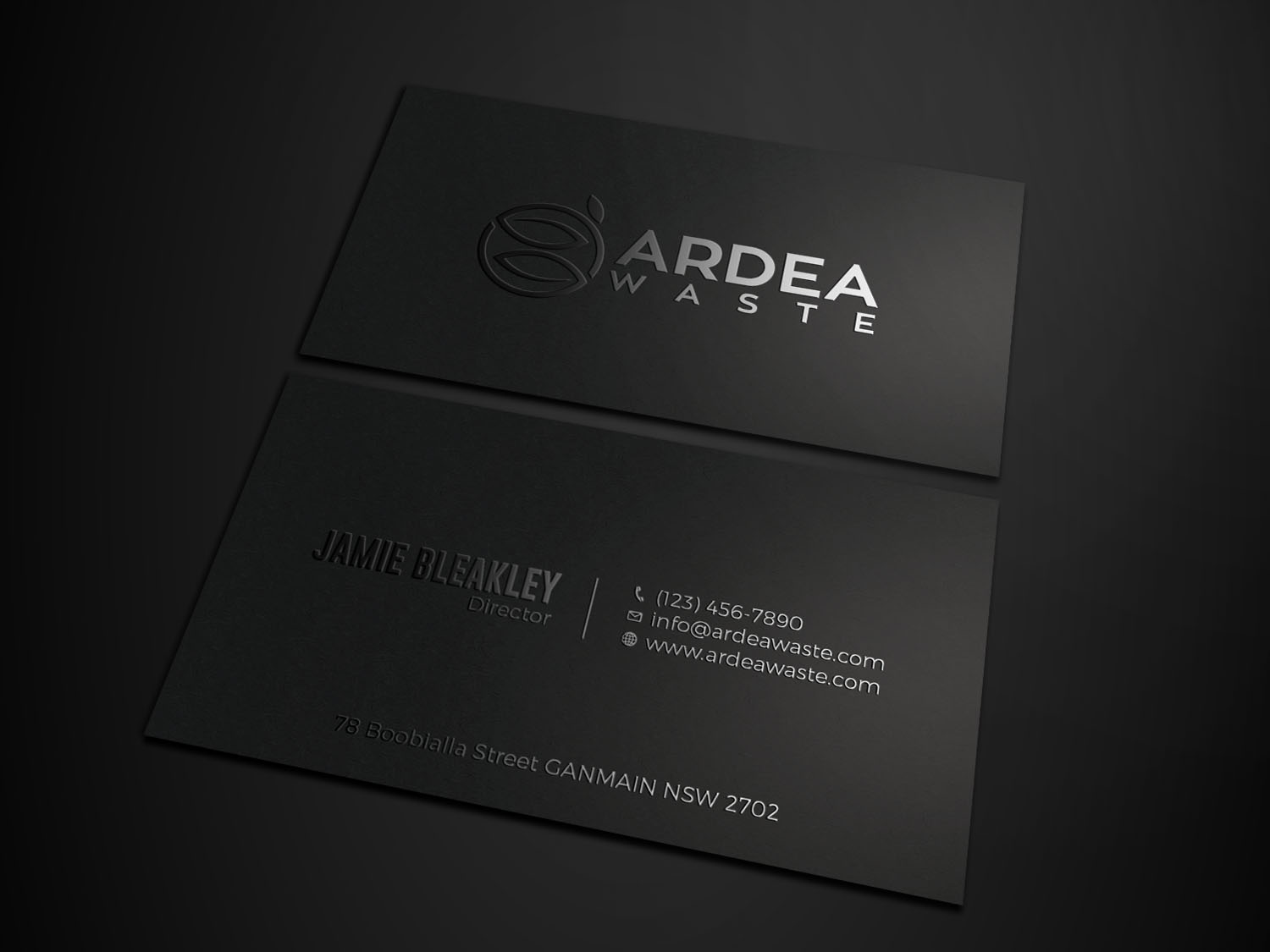 Business Card Design by Tripti Ranjan Gain for Ardea Waste | Design #21002551