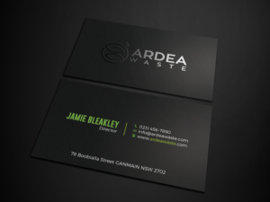Business Card Design by Tripti Ranjan Gain for Ardea Waste | Design: #21002553