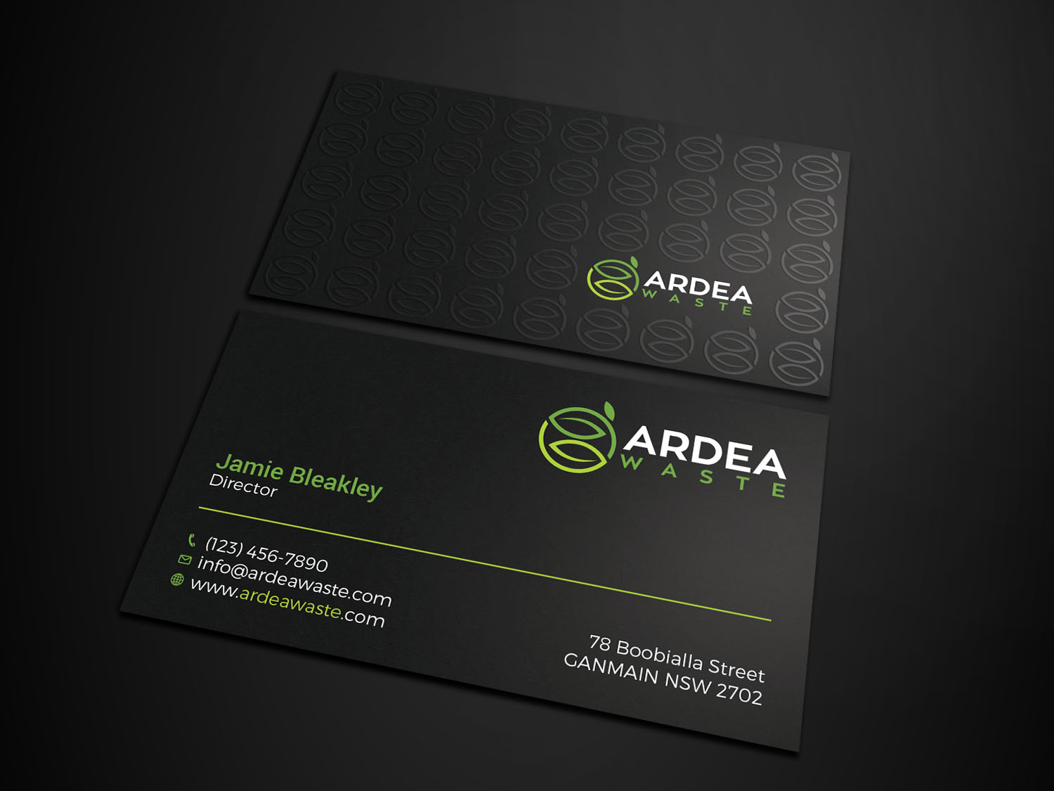 Business Card Design by Tripti Ranjan Gain for Ardea Waste | Design #21002556