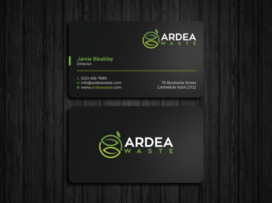 Diseño de Tarjeta de Presentación por Tripti Ranjan Gain para Ardea Waste | Diseño: #21002558