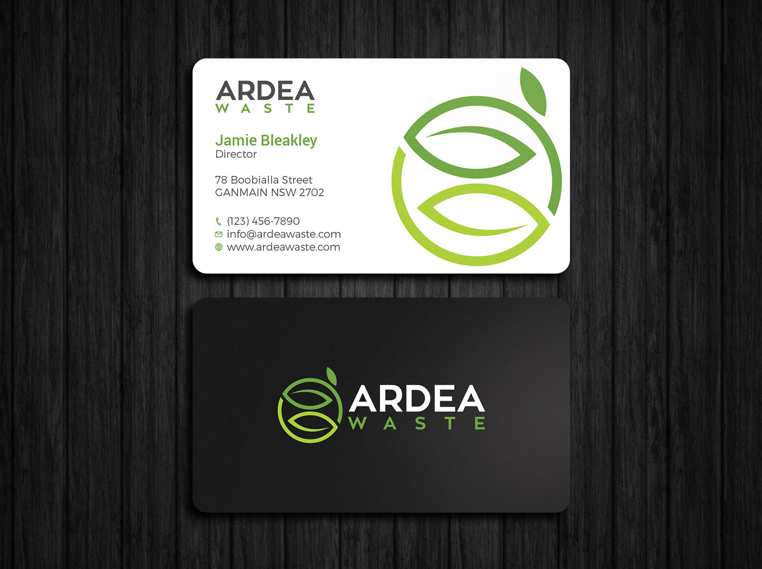 Business Card Design by Tripti Ranjan Gain for Ardea Waste | Design #21002563
