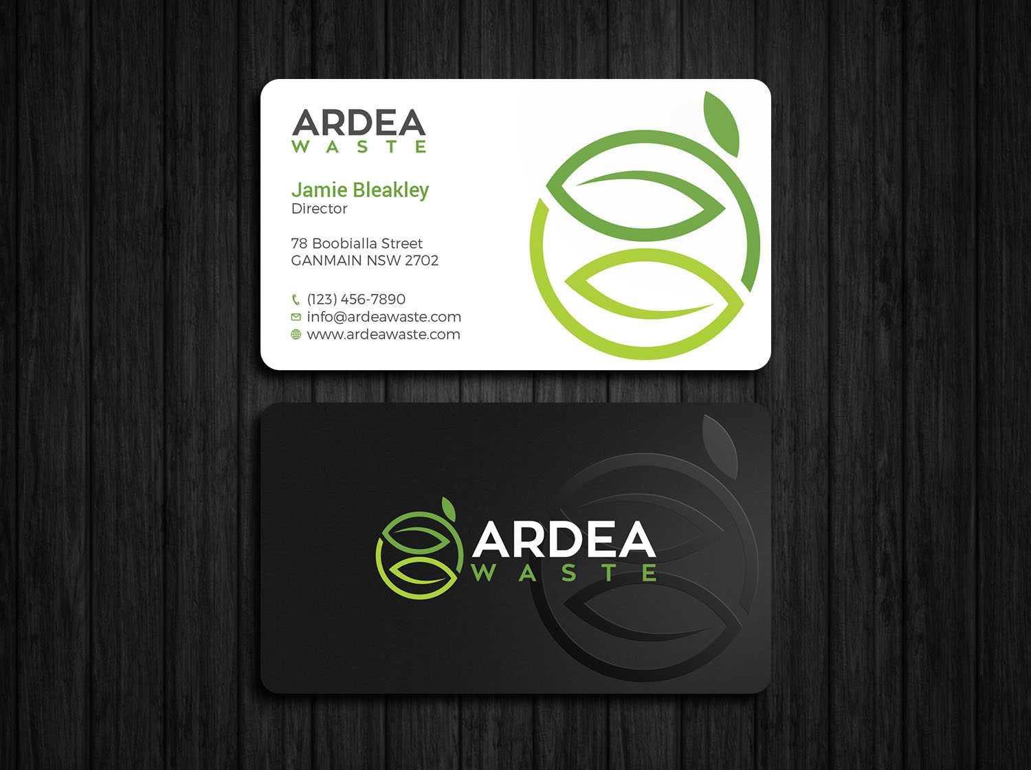 Business Card Design by Tripti Ranjan Gain for Ardea Waste | Design #21002566