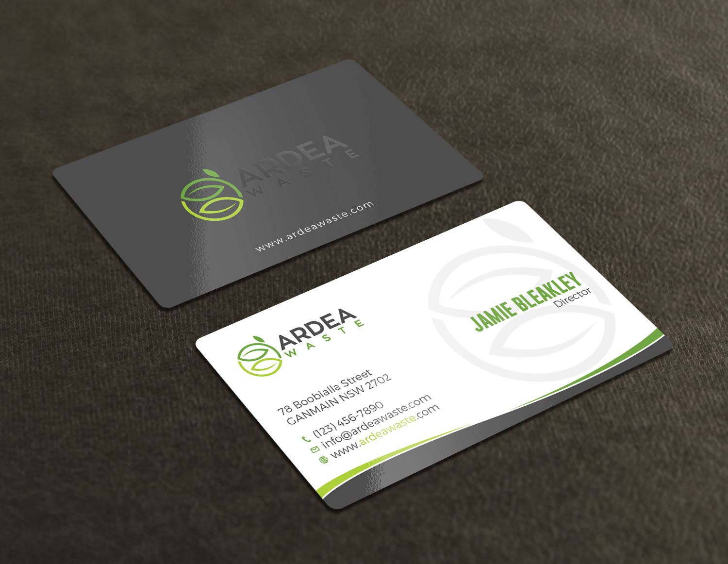 Business Card Design by Tripti Ranjan Gain for Ardea Waste | Design #21002580