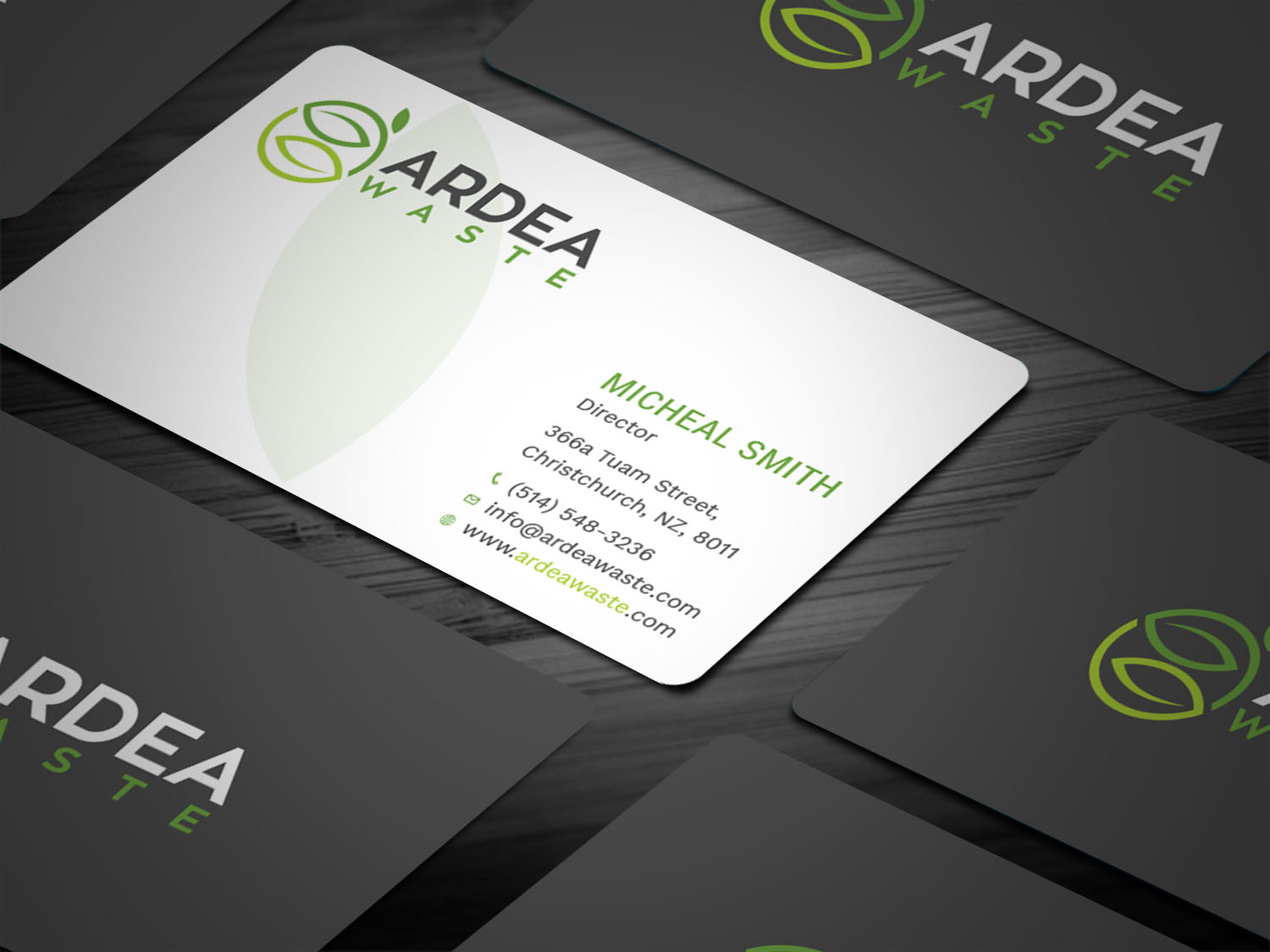 Business Card Design by Tripti Ranjan Gain for Ardea Waste | Design #21008084