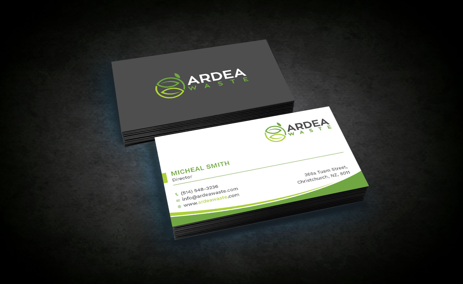 Business Card Design by Tripti Ranjan Gain for Ardea Waste | Design #21008098